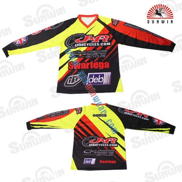 Commercio all'ingrosso Moto Jersey Camicie Da Corsa BMX Jersey