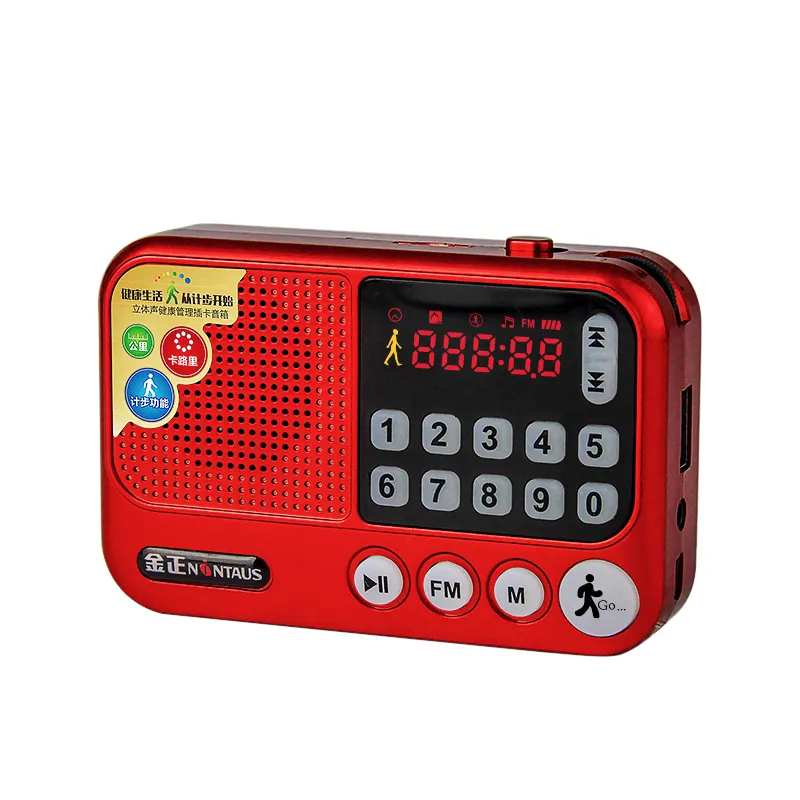 Radio portátil con podómetro función (S99A)