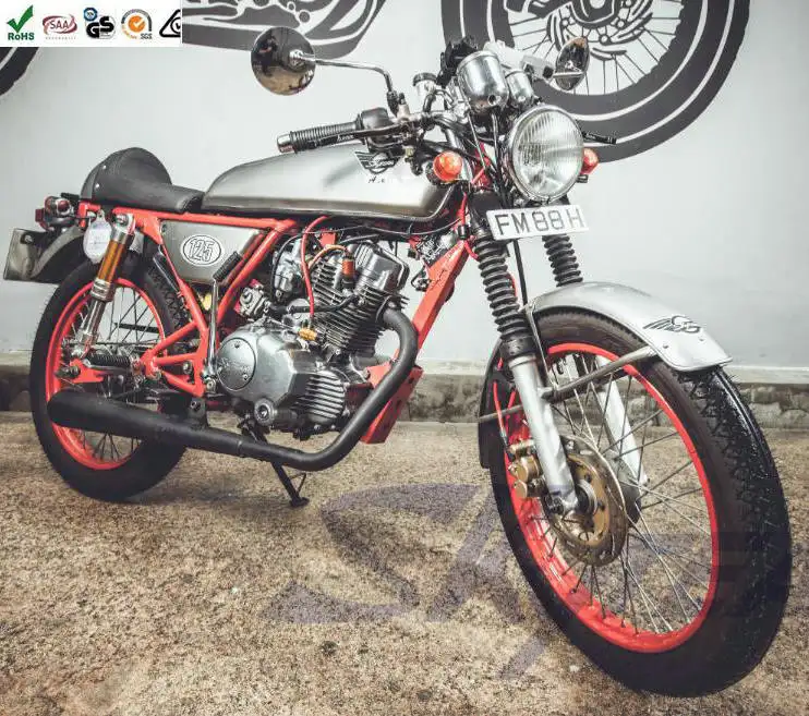 SKYTEAM E3 125cc 4 Thì ACE Xe Máy Cổ Điển Cafe Racer (EEC EURO3 Chấp Thuận)