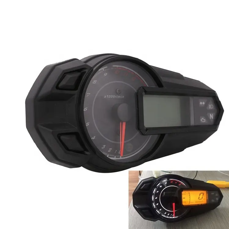 אוניברסלי אופנוע tachometer אופנוע מד מהירות דיגיטלית אופנוע rpm מד