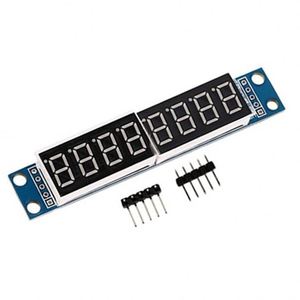 Top Verkauf MAX7219 LED Dot Matrix 8 Digit Digital Rohr Display Control Modul 3,3 V 5 V Mikrocontroller 7 Segment MAX7219 LED