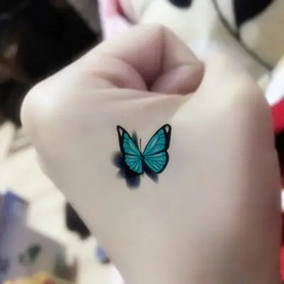 Decalque de tatuagem de borboleta, arte corporal, decalque de arte voadora, borboleta, impermeável, papel, tatuagem temporária, venda imperdível