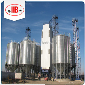 Used Galvanized Steel Grain <strong>Silo</strong> for Sale