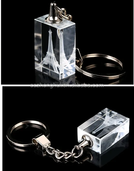 3D लेजर एफिल टॉवर क्रिस्टल हीरे क्रिस्टल हीरे की अंगूठी