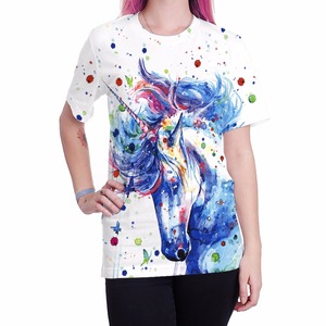 来样定做印花女童短袖t恤休闲女t恤 - Product Image 4