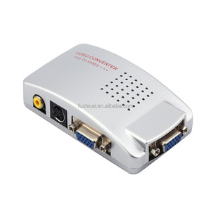 Alta resolución convertidor de PC VGA a TV AV RCA señal Adaptador convertidor de vídeo switch box compuesto soporta NTSC PAL - Product Image 2