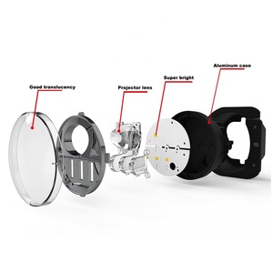 JL Wrangler led sis lambası ön sis jip için lamba JL tampon sis lambası alüminyum braket ile