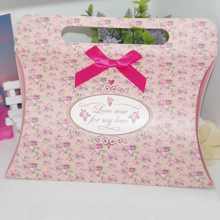 2019 Nuovo disegno della caramella sacchetto di carta regalo modello di fiore sacchetto del regalo