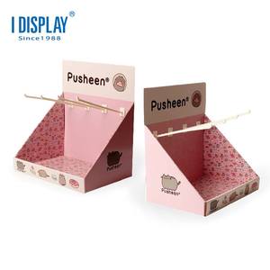 OEM Custom <strong>Design</strong> Cardboard Food <strong>Display</strong> <strong>Box</strong> with Plastic Hook Floor Standing Corrugated <strong>Box</strong> Unit Advertising - Product Image 3
