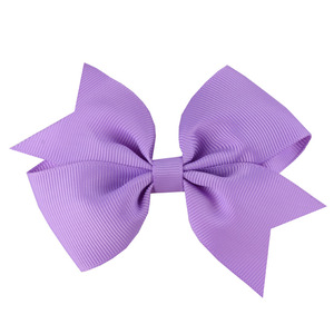 Stock Wholesale Grosgrain Ribbon <strong>Bow</strong> , 25 mm Ready Made Satin <strong>Bows</strong> for Hair Accessories - Product Image 6