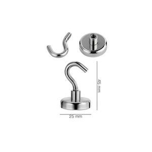 32mm קולב קיר להחזיק מקסימום 35kg סופר חזק מפתח מחזיק מגנטי ווים