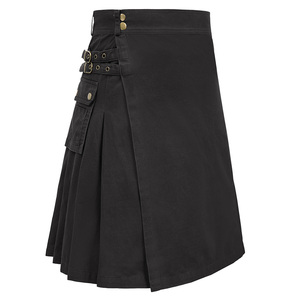 ผู้ชายมีสไตล์สีทึบสก็อตแลนด์สก็อตแลนด์ชาติ<span class=keywords><strong>Kilt</strong></span>กระโปรงผ้าฝ้ายSL000116