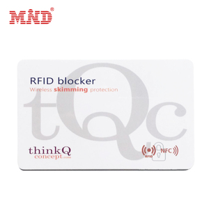 PVC智能卡保护器Rfid阻挡卡防撇脂NFC阻隔器