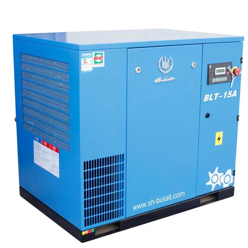 A frequenza variabile aircompressor 15HP pm motore vfd vsd inverter industriale compressore d'aria rotativo a vite