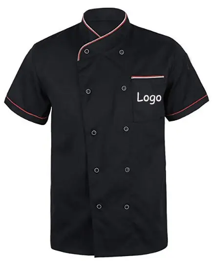 Uniforme de cocinero personalizado, uniforme de cocina chino de Guangzhou, uniformes de chef de cocina para hombres, camisa de chef de restaurante de hotel