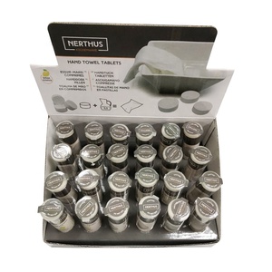 OEM tek kullanımlık tabletler olmayan dokuma havlu tüp paketi ile taşınabilir 8 parça bir tüp en iyi fiyat sikke doku - Product Image 3