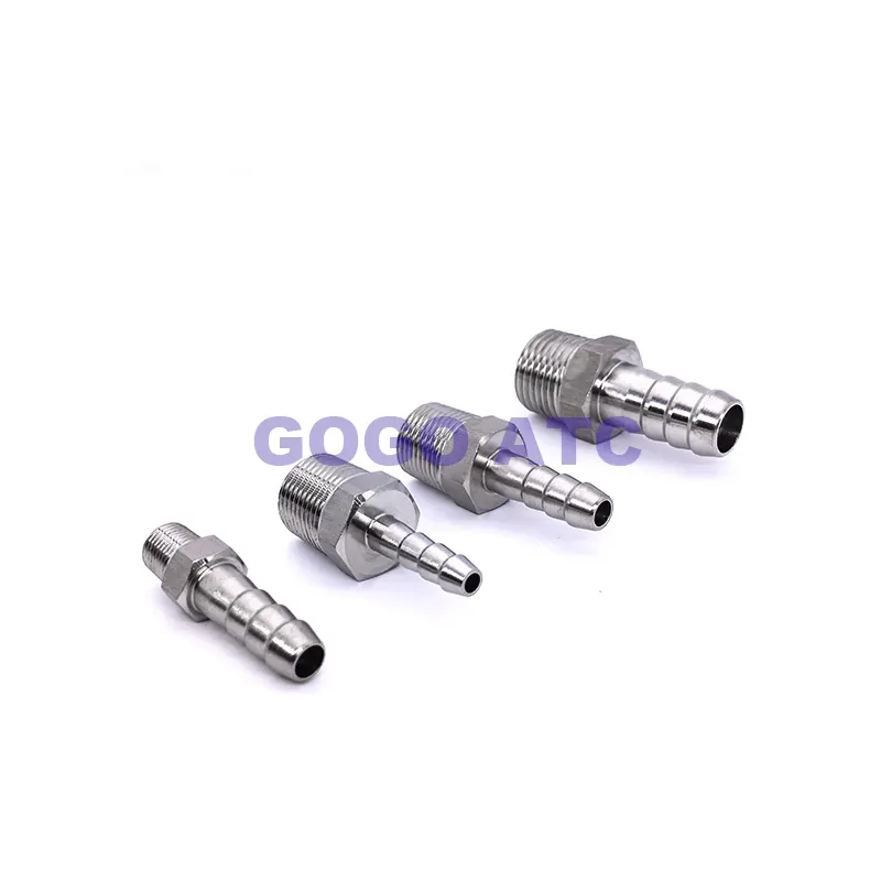 High quality Quick coupler Pagoda joints ZG1/2'',O.D 14 mm stainless steel swivel fittings hydraulic hose nipples and fittings