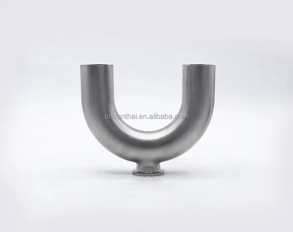 304 Stainless Steel Fitting Food Grade U-Type Weld Tee