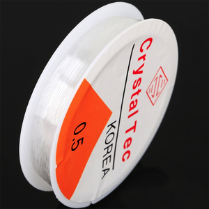 Factory Wholesale White Transparent Crystal <strong>Elastic</strong> Beading Wire for DIY Jewelry Beading <strong>Cord</strong> <strong>String</strong> Wire - Product Image 6