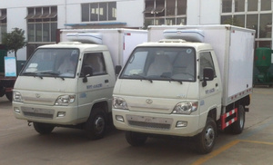 Foton 4x2冷藏迷你卡车2吨冷藏车二手冷藏车待售海鲜冷藏车