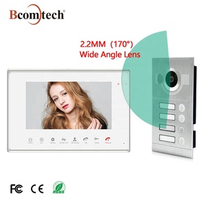 2 Wire Video Door Phone <strong>Intercom</strong> <strong>System</strong> Easy <strong>Install</strong> Villa Multi Family Memory Card Built- in 86 Pictures, Max. 32GB SD Card - Product Image 2
