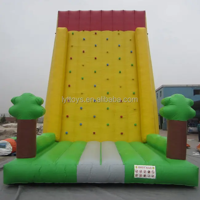 ขายร้อน commercial inflatable rock climbing wall สำหรับผู้ใหญ่