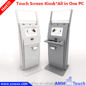 19 Inch Indoor Cinema Ticket Vending Kiosk With Touch <strong>Function</strong> TFT <strong>LCD</strong> Monitor <strong>Display</strong> Screen LED Floor Standing Type - Product Image 5