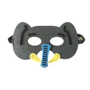 パーティードレスアップのための子供のための新しい到着ハロウィーンのフェルト動物のマスク - Product Image 6