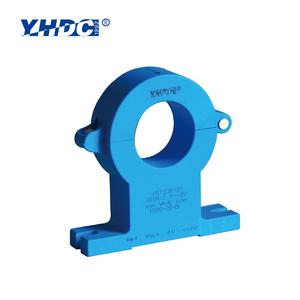800A HSTS30 YHDC + 5V Tensão de alimentação efeito hall <span class=keywords><strong>sensor</strong></span> de corrente de núcleo dividido 30mm diâmetro 2.5V +/-0.625V saída