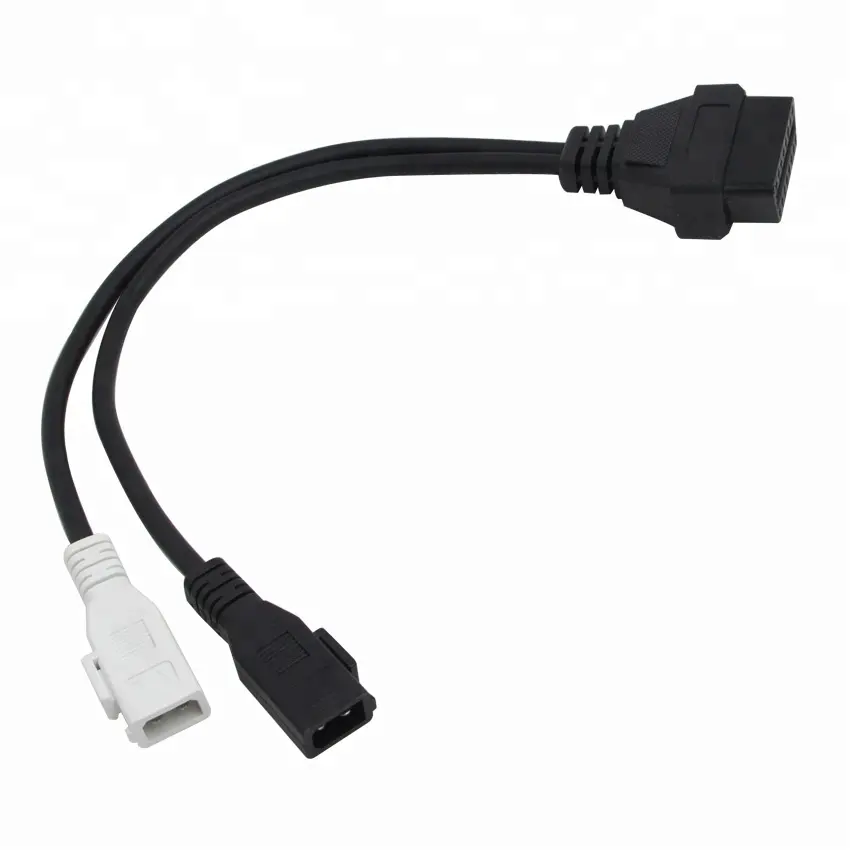 Mais barato cabo obd obd2 conector do adaptador obd1 2 pin para Audi Carros Antigos