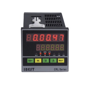 IBEST CRL Pantalla LED de 6 dígitos Contador de medidor de velocidad de línea Tacho de frecuencia RPM Temporizador de conteo preestablecido digital multifunción - Product Image 1