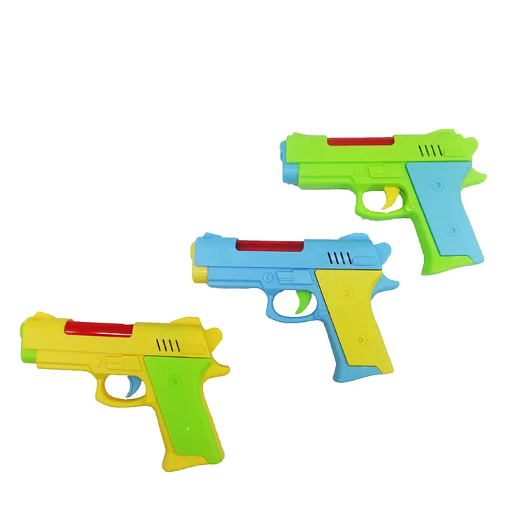 Pistola de plástico para crianças, feliz criança, com luz laser, som, arma de brinquedo elétrica, operada a bateria, arma de brinquedo, arma para crianças, jogo