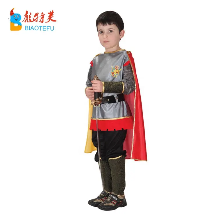 Disfraces de cosplay de soldado romano Guerrero para niños