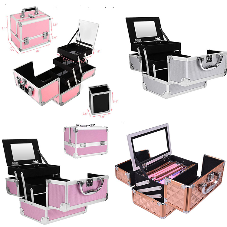Caso de paleta de maquillaje vacío
