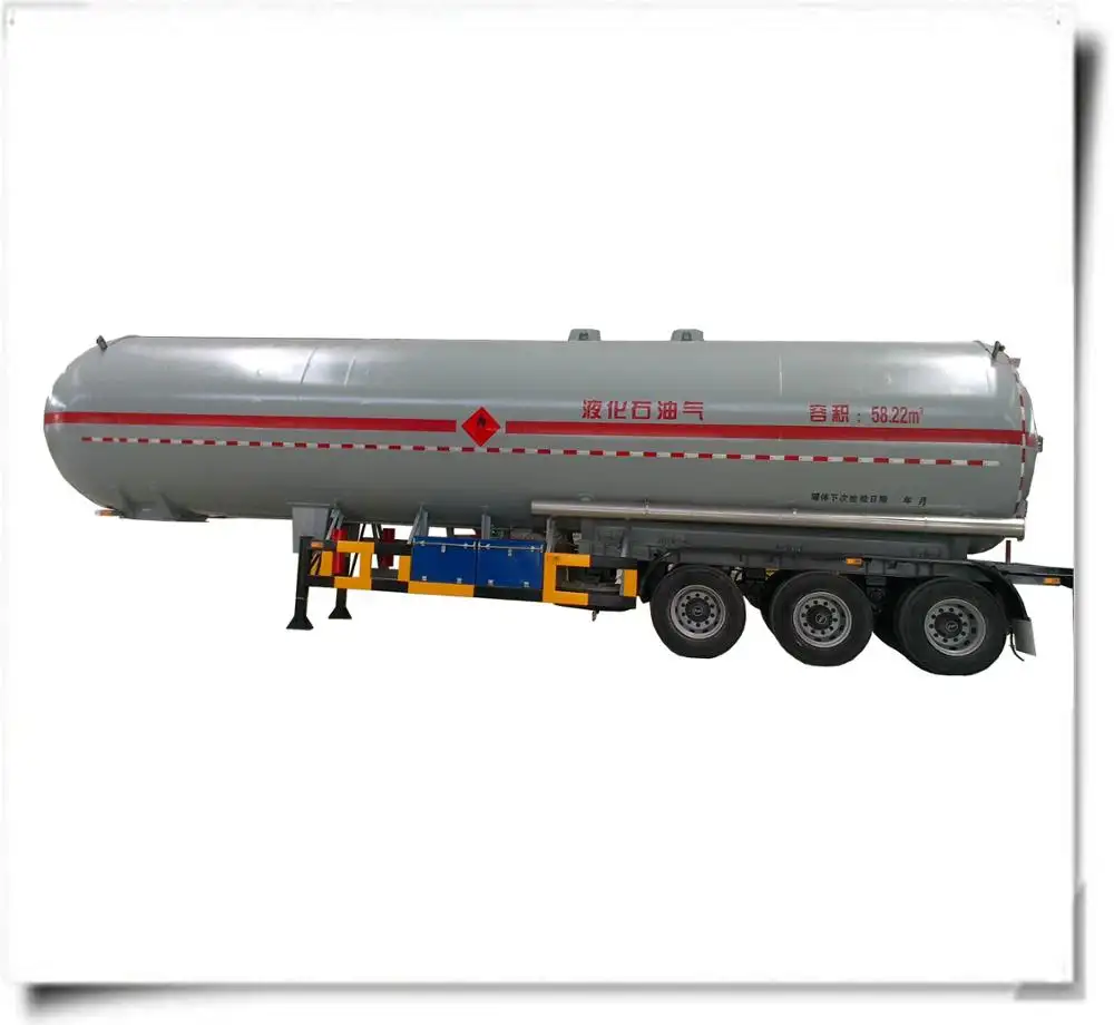 Tri-axle tanque de armazenamento esqueleto semi-reboque para tanque de combustível líquido químico cryogenic lpg