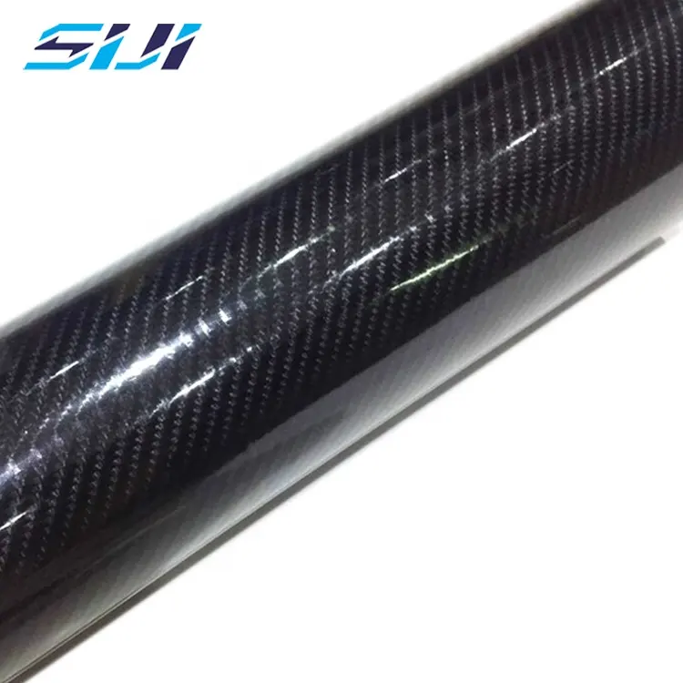 6D pellicola in fibra di carbonio sticker / 1.52*18M in fibra di carbonio 6d film/fibra del carbonio del vinile car wrapping rotolo di vinile