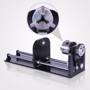 <strong>CNC</strong> ROUTER ACCESSORY F STYLE A-<strong>AXIS</strong>, <strong>ROTARY</strong> <strong>AXIS</strong> WITH 80MM 3-JAW 230MM TRACK - Product Image 1