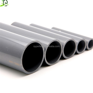 אפור נוקשה PVC צינור לוח זמנים 40 PVC מים צינור