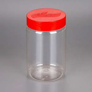 450ml מזון כיתה pet ברור פלסטיק צילינדר אריזה מיכל מזון חבילת שוקולד אחסון צנצנת