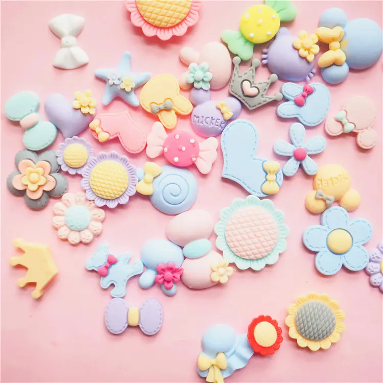Free Shipping Macaron Cute Cake DIY Mobile Phone Shell Accessories Lucky Bag Resin Embellishments