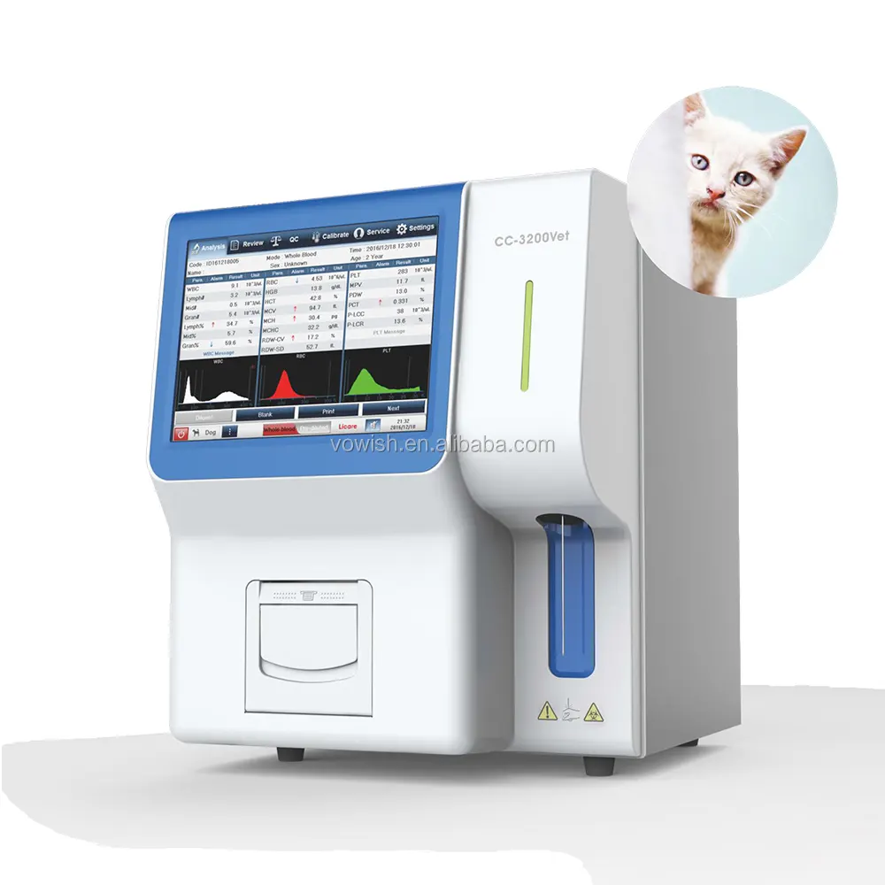 Автоматическая машина для использования в медицинских целях 3-компонентная совместный анализ гематологических химических веществ анализатор CC3200VET для животных