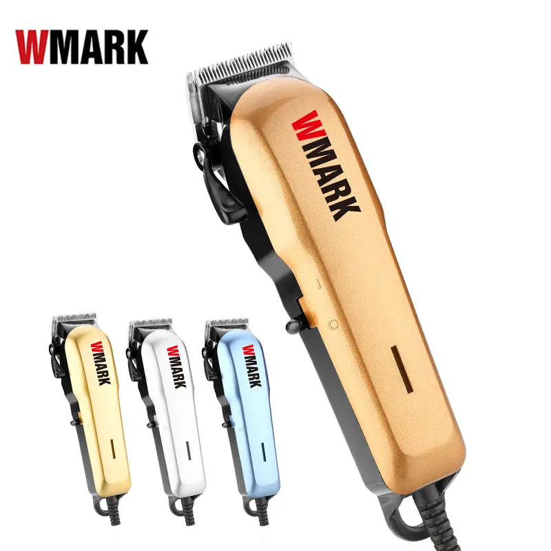 WMARK-cortadora de pelo eléctrica profesional, máquina cortadora de pelo eléctrica con motor DC, afilada, 4 colores