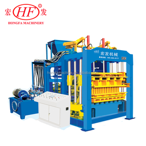 High Speed QT10-15 Automatic Block Production Line Construction Hydraulic Pressure Clay Sand Essential Engine Pump Motor Mold