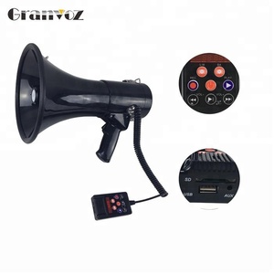 12V 100w אלחוטי נטענת שימושי מגפון עם סירנה 18650 ליתיום סוללה