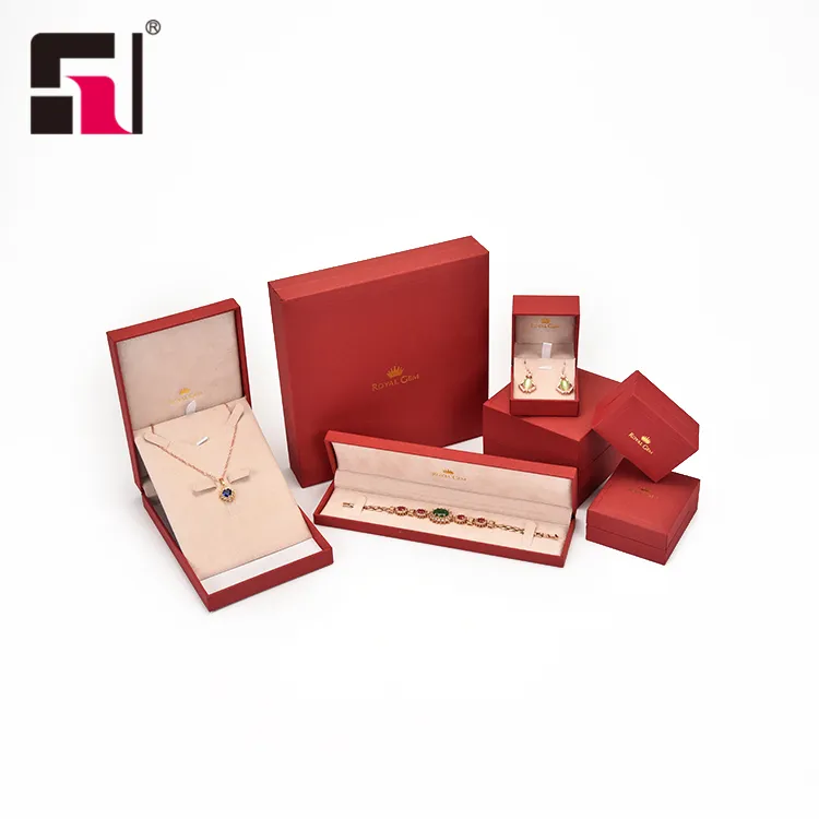Caja de anillo de cartón de lujo, caja de joyería con logotipo personalizado, nueva, venta al por mayor
