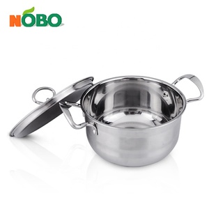 Bộ 8 Nồi Nấu Bếp Cảm Ứng, Nồi Nấu Bằng Thép Không Gỉ Có Tay Cầm Đôi - Product Image 4