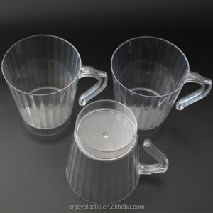 Free Sample, 8oz Disposable Plastic Coffee <strong>Cup</strong> Water <strong>Cups</strong> with Handle. - Product Image 4