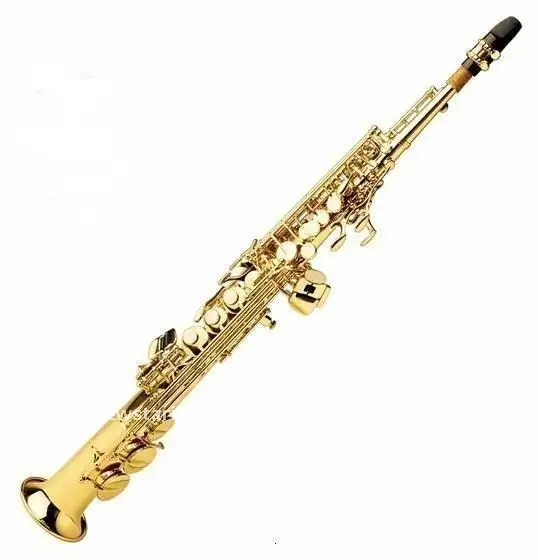 Прямой Сопрано-саксофон HSL-3001, сделано в Китае