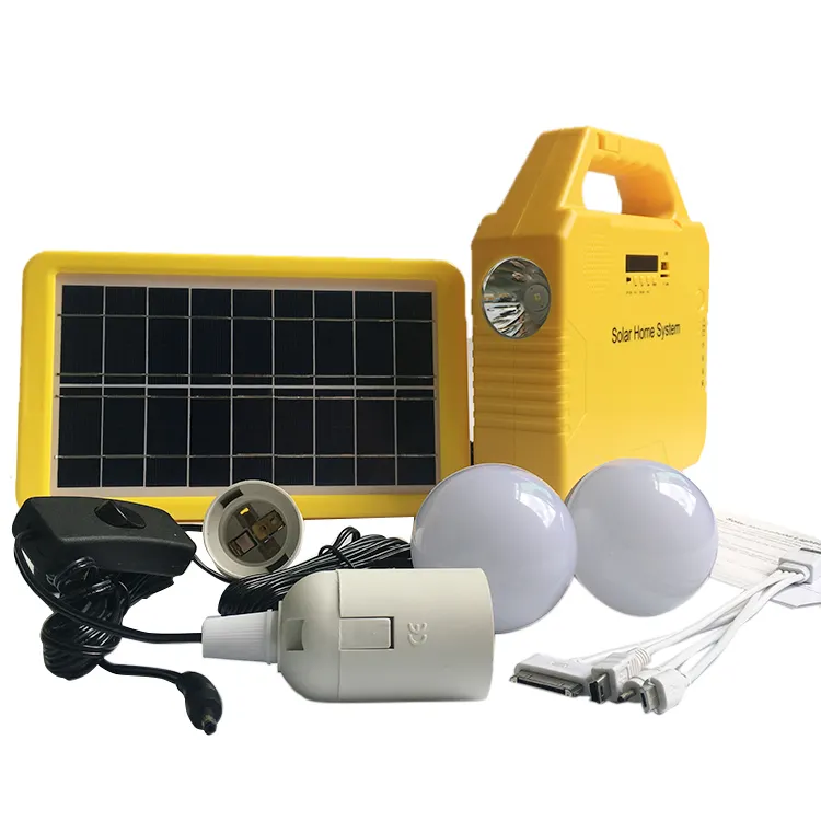 40 hours lighting time mobile charger solar energy kit for home