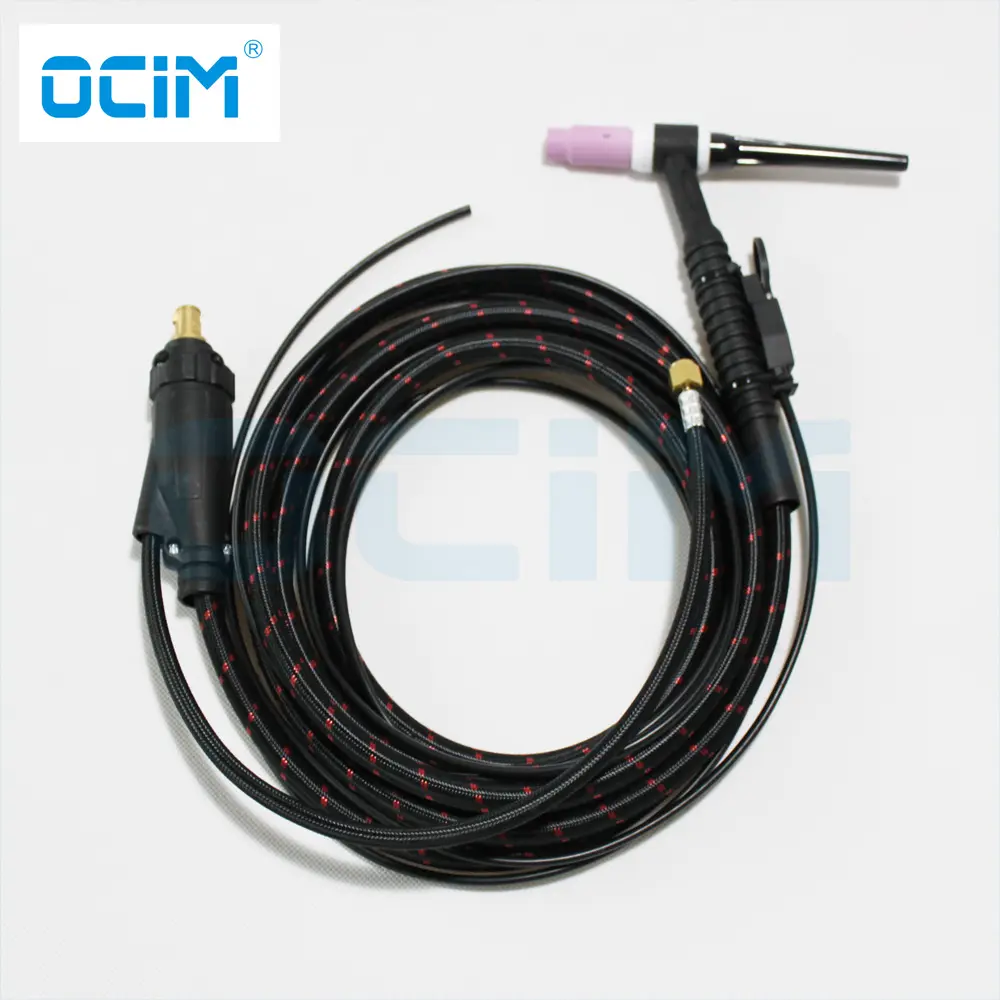 WP-17 Tungsten Argon Arc Welding Torch with 35-70mm Cable Connector